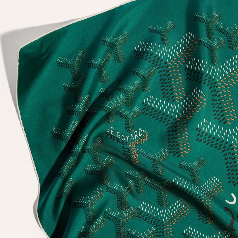 Goyard SCARF N°1 Fular Yeşil | GY-MIJ4463