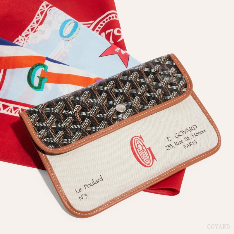 Goyard SCARF N°3 Fular Kırmızı Mavi | GY-XXL8686