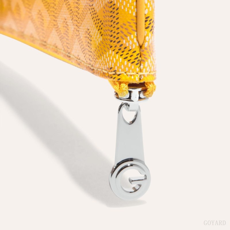 Goyard SENAT GM DOCUMENT CASE Kese Çanta Sarı | GY-XZS1772