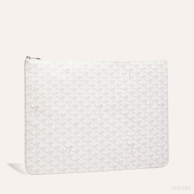 Goyard SENAT GM DOCUMENT CASE Kese Çanta Beyaz | GY-BPH4531