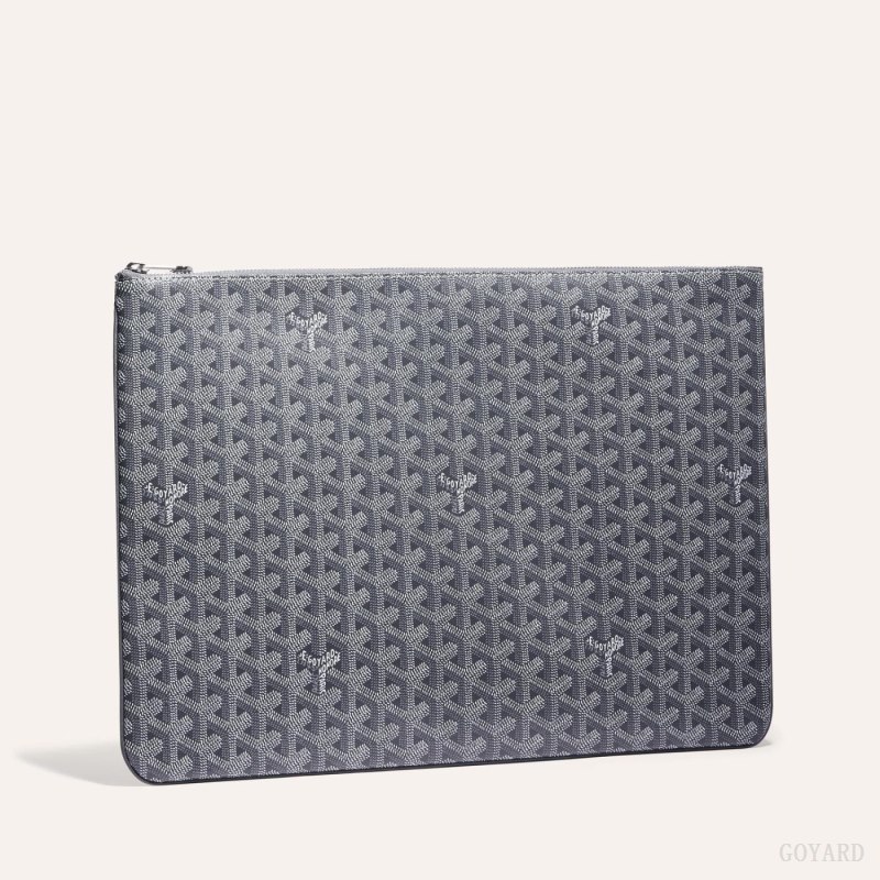 Goyard SENAT GM DOCUMENT CASE Kese Çanta Gri | GY-RLX9760