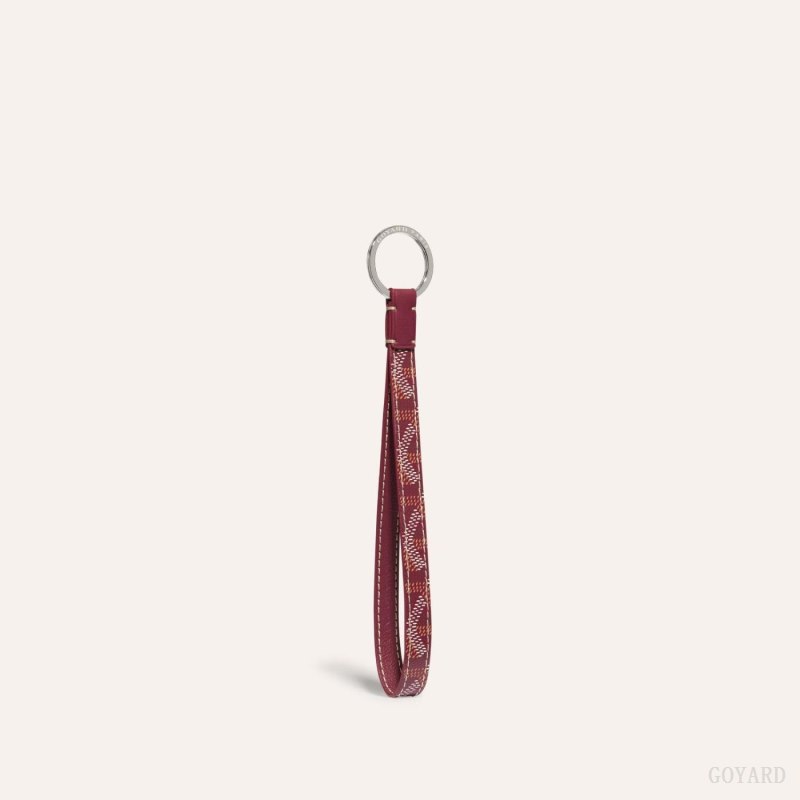 Goyard SESAME KEY RING Anahtarlıklar Bordo | GY-FWM4368