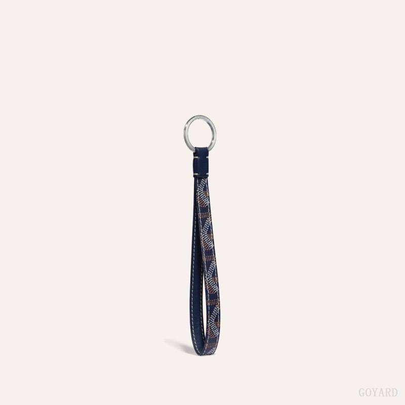 Goyard SESAME KEY RING Anahtarlıklar Lacivert Mavi | GY-BEO7953