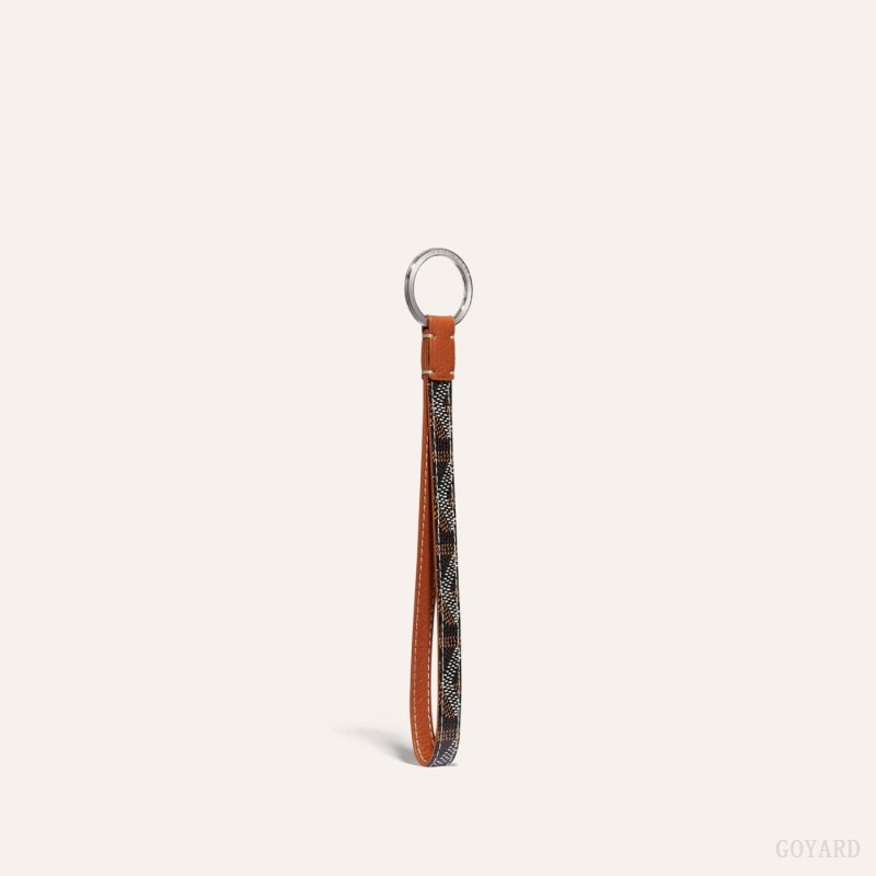 Goyard SESAME KEY RING Anahtarlıklar Siyah Kahverengi | GY-BGA5412