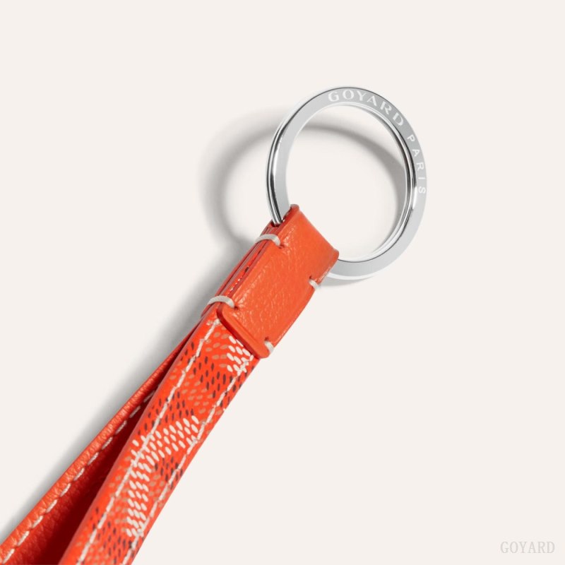 Goyard SESAME KEY RING Anahtarlıklar Turuncu | GY-KQE1617