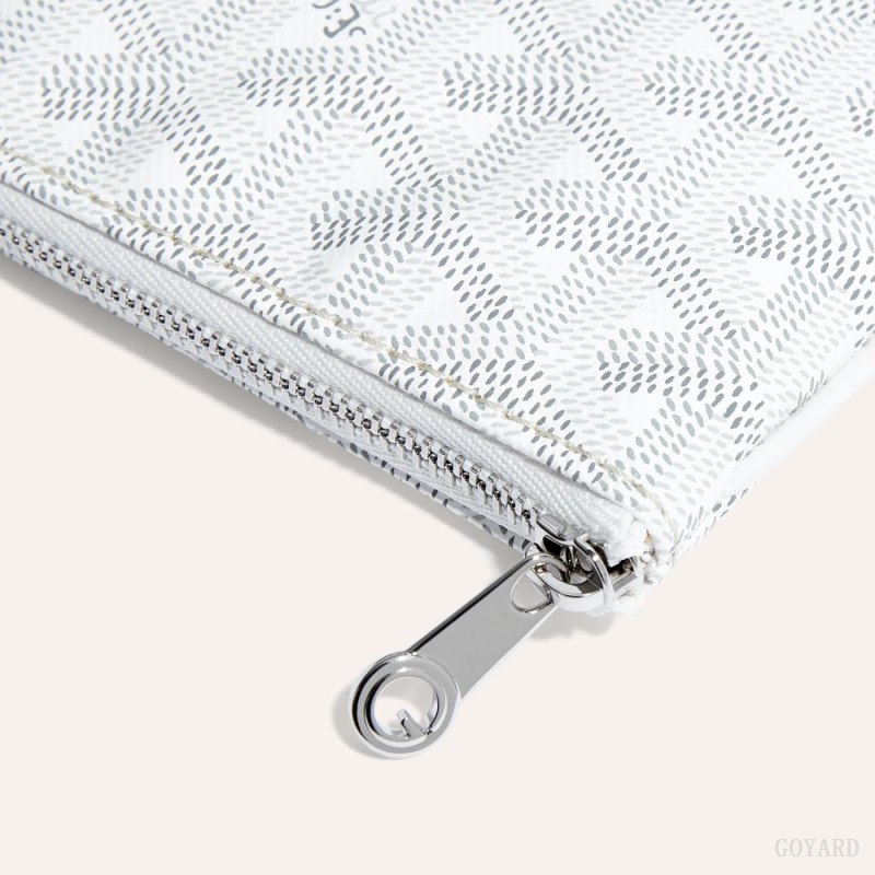 Goyard SÉNAT MINI WALLET Cüzdan Beyaz | GY-BUX5094