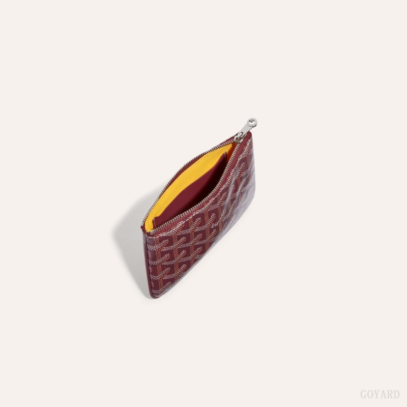 Goyard SÉNAT MINI WALLET Cüzdan Bordo | GY-AAO7225
