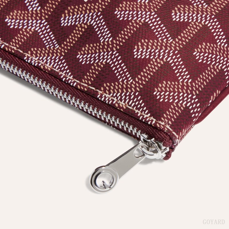 Goyard SÉNAT MINI WALLET Cüzdan Bordo | GY-AAO7225