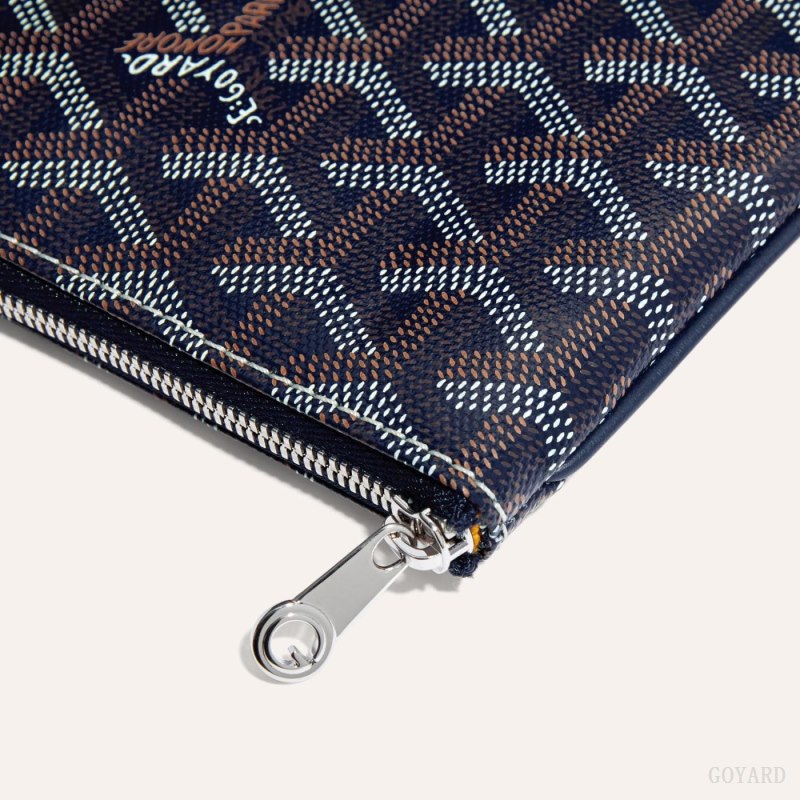 Goyard SÉNAT MINI WALLET Cüzdan Lacivert Mavi | GY-CZR1143