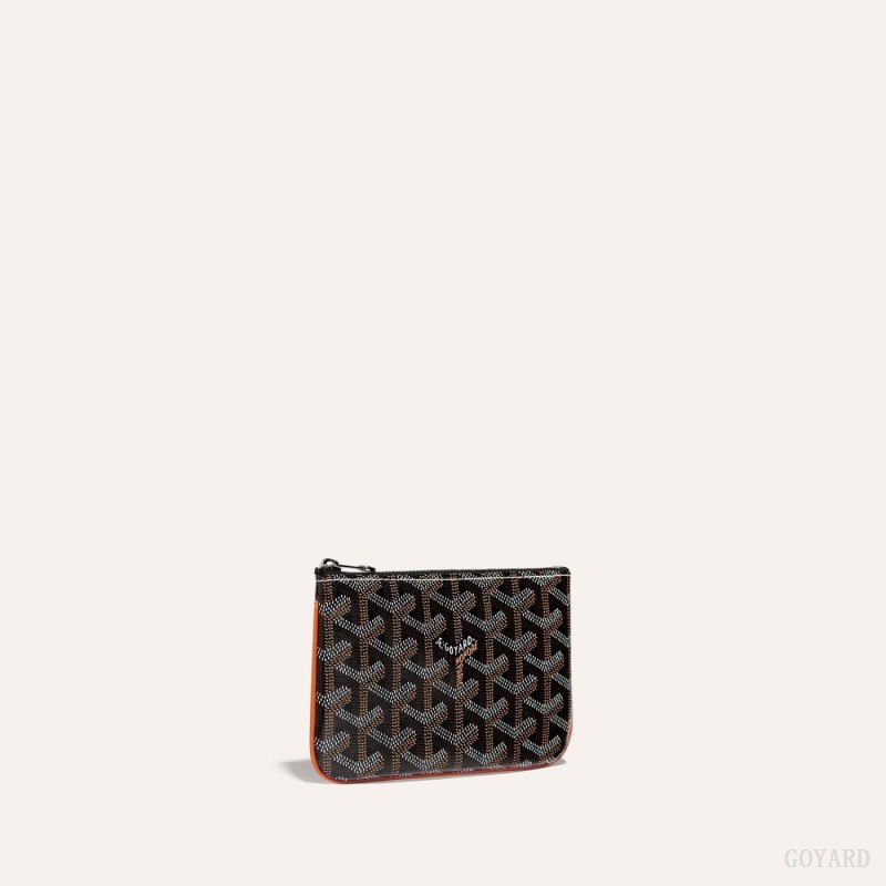 Goyard SÉNAT MINI WALLET Cüzdan Siyah Kahverengi | GY-IZD9215