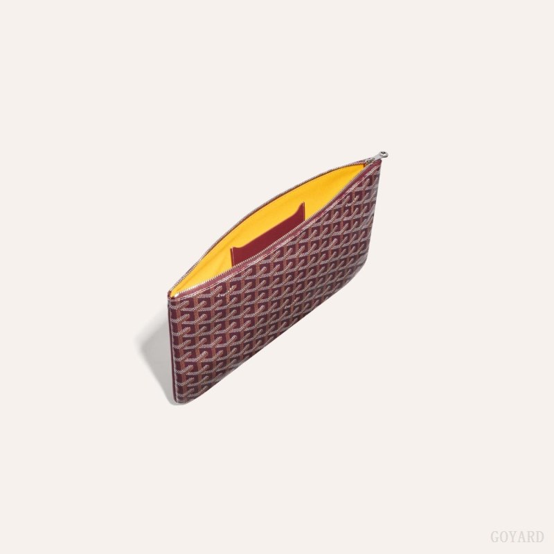 Goyard SÉNAT MM POCKET Aksesuar Bordo | GY-ZRV0255