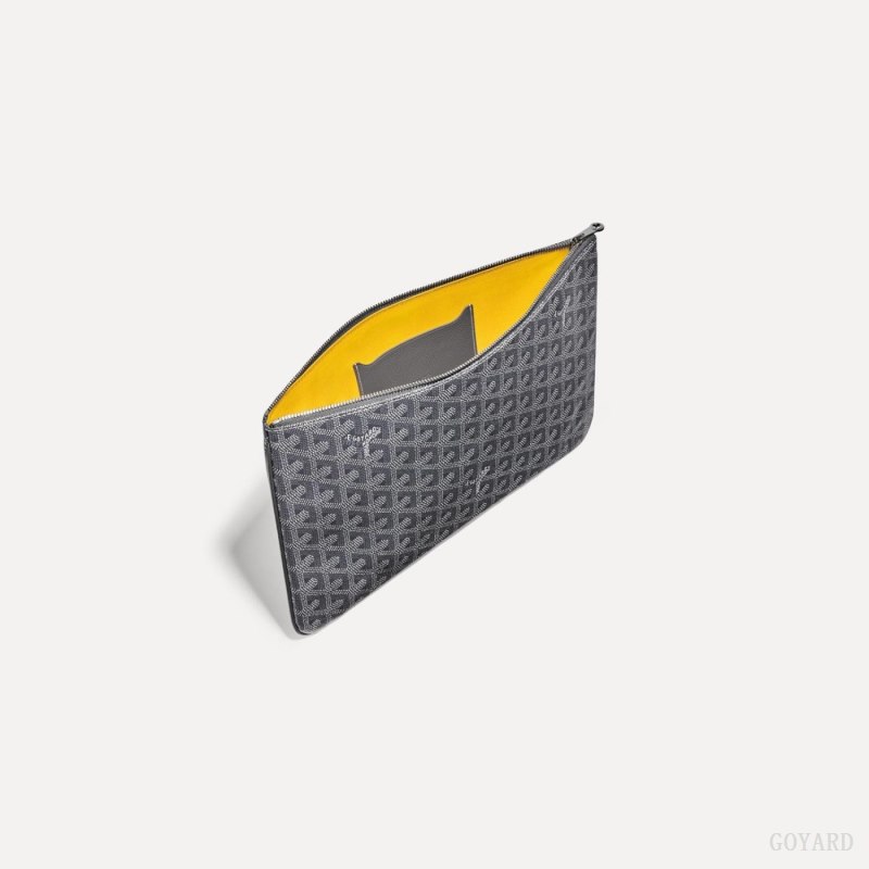 Goyard SÉNAT MM POCKET Aksesuar Gri | GY-LEG7878