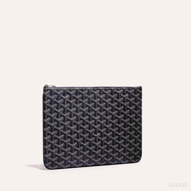Goyard SÉNAT MM POCKET Aksesuar Lacivert Mavi | GY-PWS0364