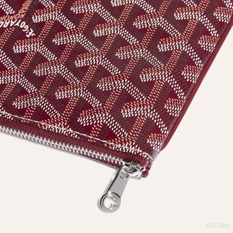 Goyard SÉNAT PM POCKET Küçük Deri Ürünler Bordo | GY-XVE4416