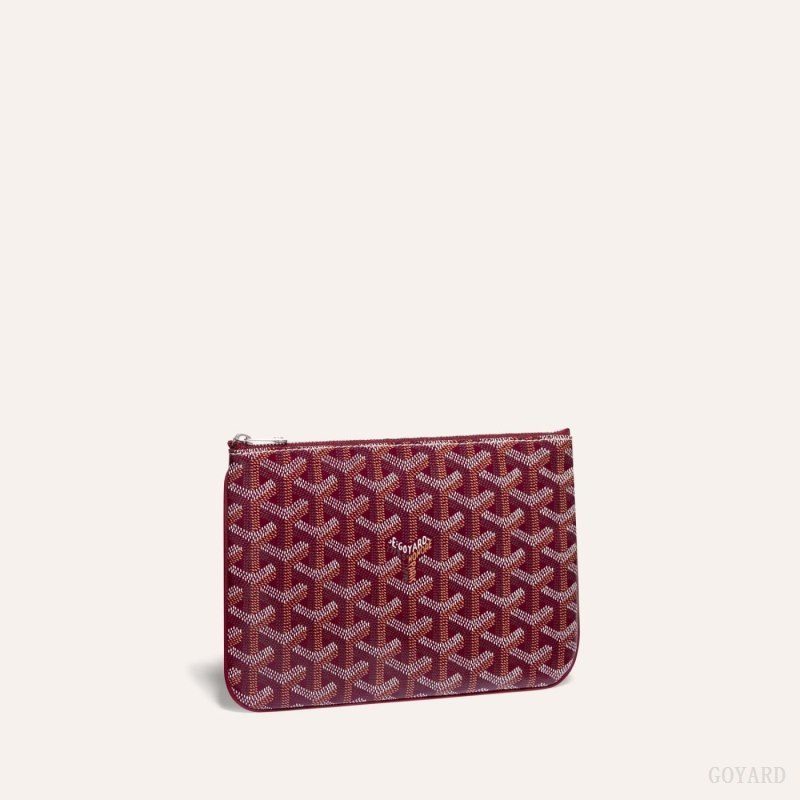 Goyard SÉNAT PM POCKET Küçük Deri Ürünler Bordo | GY-XVE4416