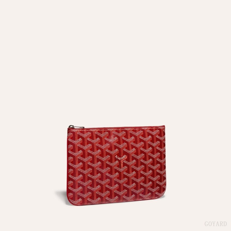 Goyard SÉNAT PM POCKET Küçük Deri Ürünler Kırmızı | GY-FBC9996