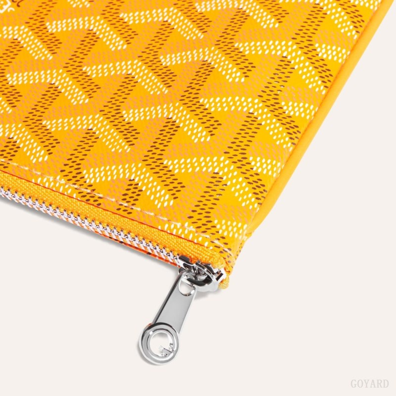 Goyard SÉNAT PM POCKET Küçük Deri Ürünler Sarı | GY-OIQ3844
