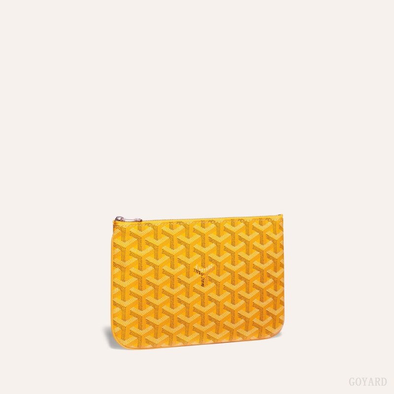 Goyard SÉNAT PM POCKET Küçük Deri Ürünler Sarı | GY-OIQ3844