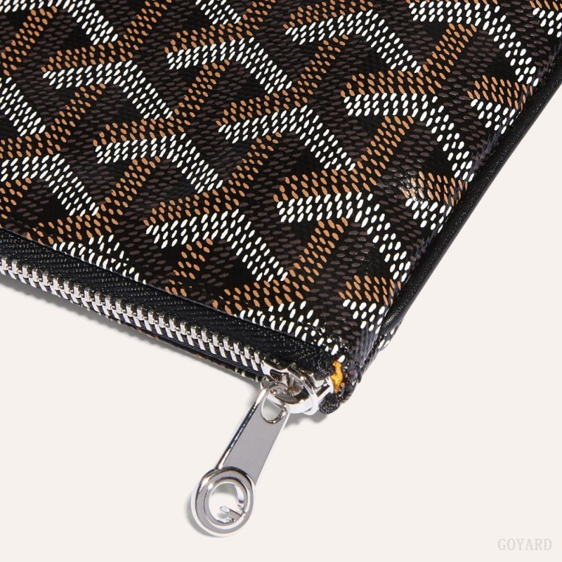 Goyard SÉNAT PM POCKET Küçük Deri Ürünler Siyah | GY-QWR4217