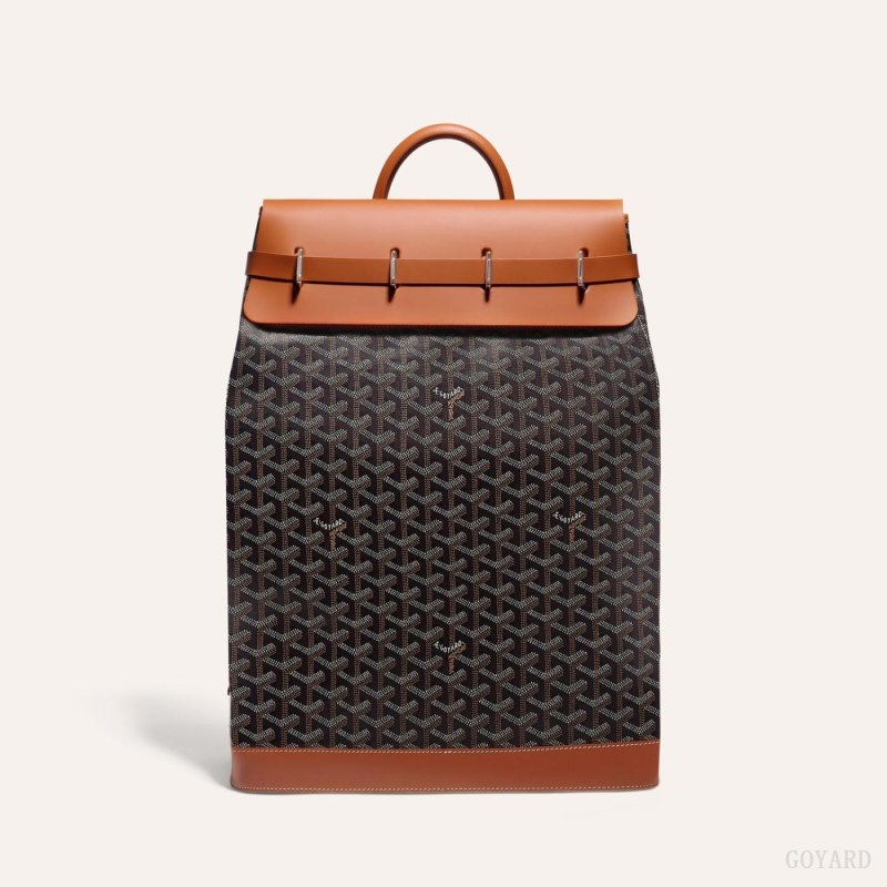 Goyard STEAMER PM BAG Sırt Çantası Siyah Kahverengi | GY-KQT6318