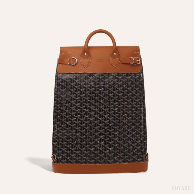 Goyard STEAMER PM BAG Sırt Çantası Siyah Kahverengi | GY-KQT6318