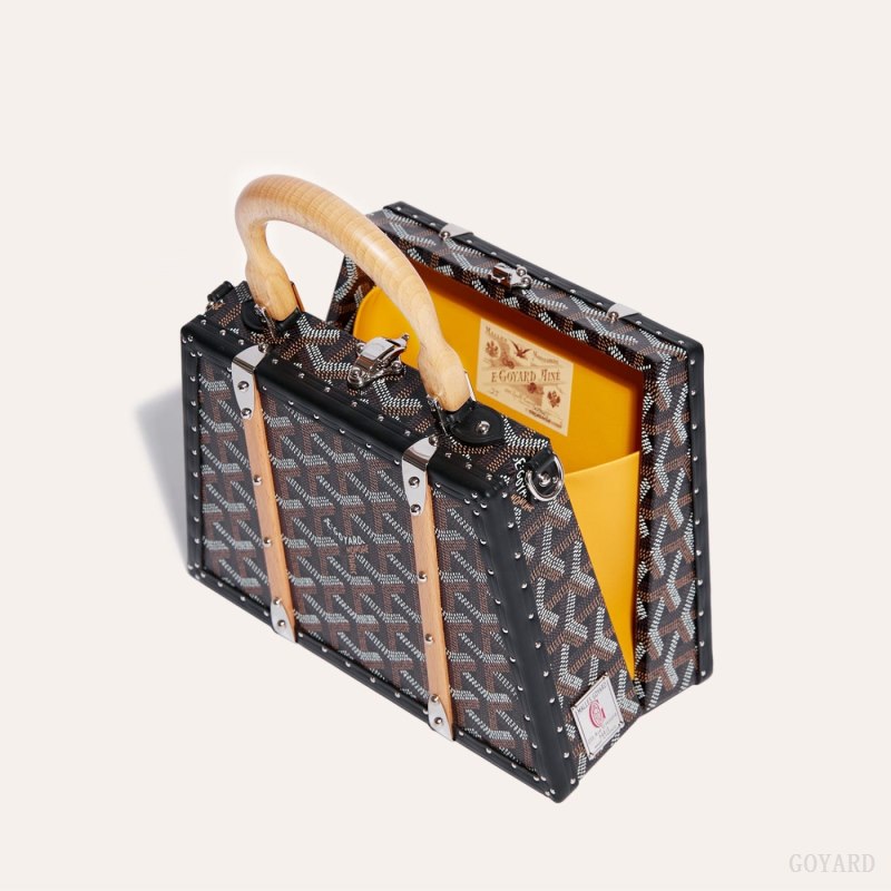 Goyard Saïgon Mini Trunk Bag Çantası Siyah | GY-GMS3980