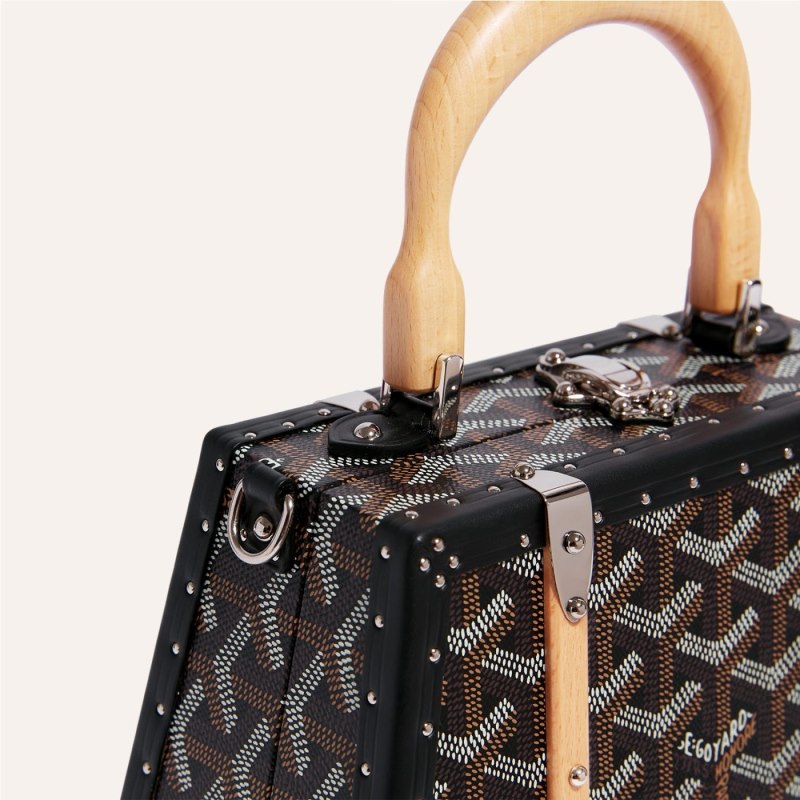 Goyard Saïgon Mini Trunk Bag Çantası Siyah | GY-GMS3980