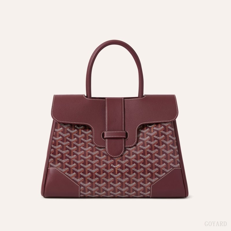 Goyard Saïgon tote bag El Çantası Bordo | GY-RKC0439