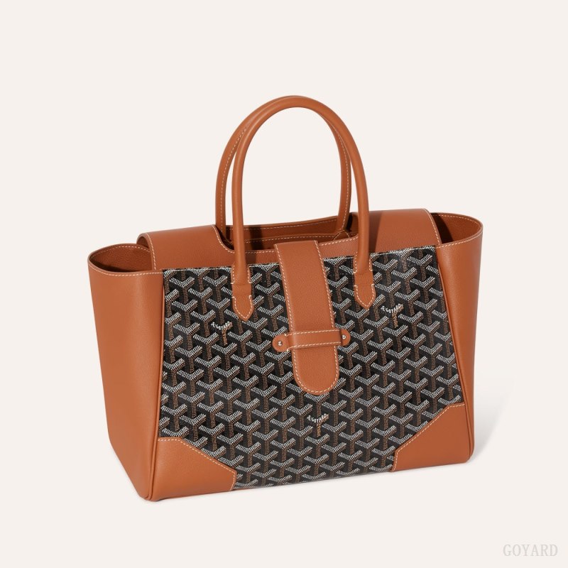 Goyard Saïgon tote bag El Çantası Siyah Kahverengi | GY-BDV7024