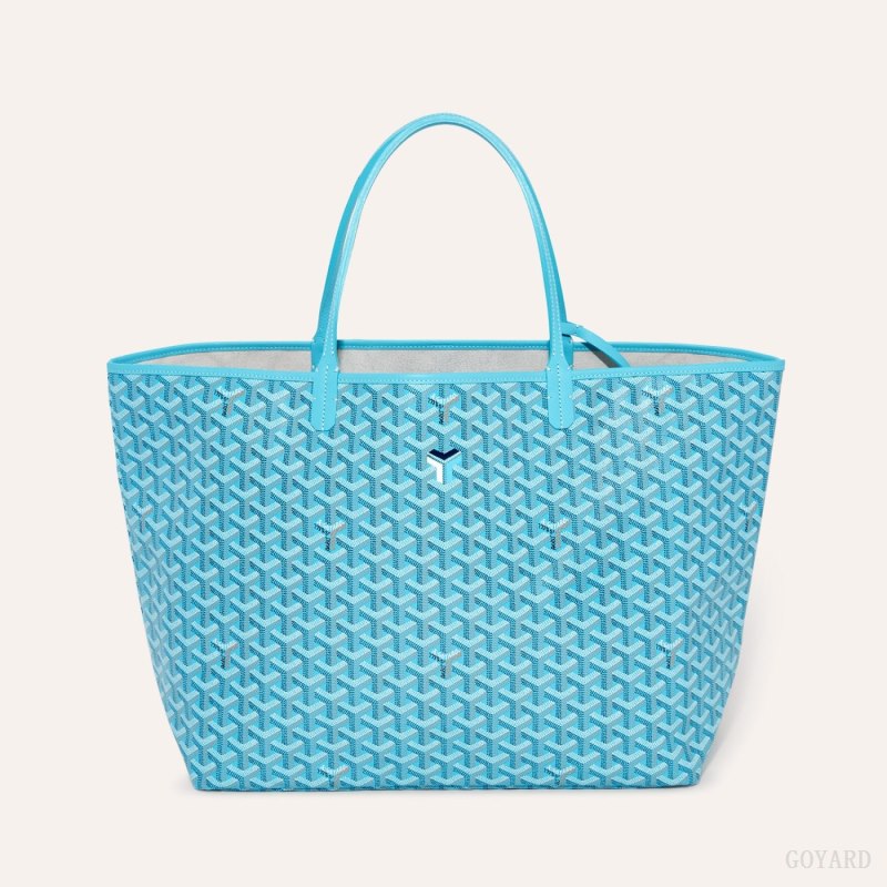 Goyard Saint Louis GM Bag and Balise Beach Towel Tote Çanta Turkuaz | GY-HDQ8812