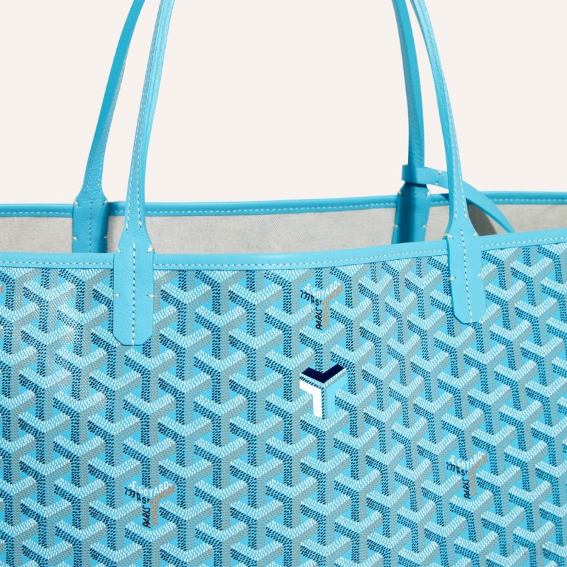 Goyard Saint Louis GM Bag and Balise Beach Towel Tote Çanta Turkuaz | GY-HDQ8812