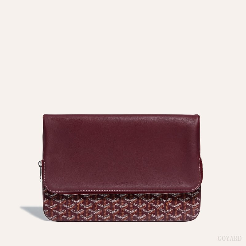 Goyard Sainte-Marie GM Clutch Çantası Bordo | GY-ZEA5843