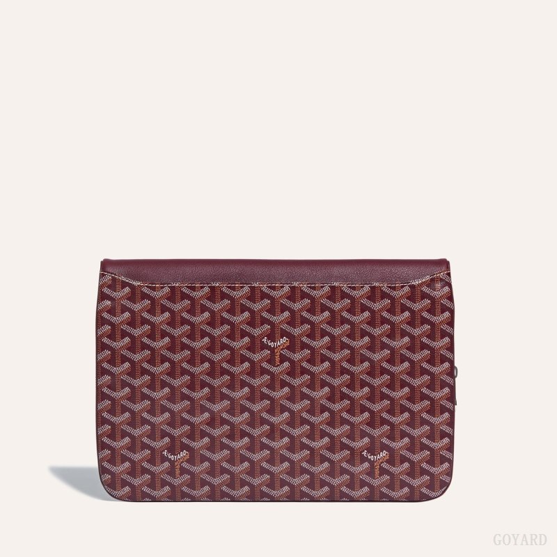 Goyard Sainte-Marie GM Clutch Çantası Bordo | GY-ZEA5843