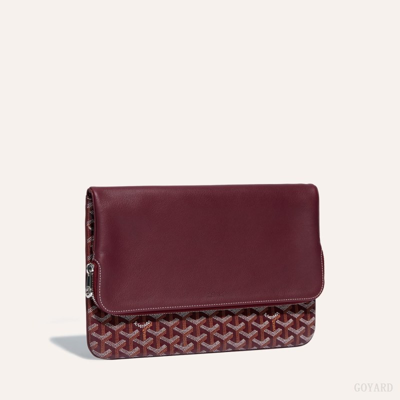 Goyard Sainte-Marie GM Clutch Çantası Bordo | GY-ZEA5843