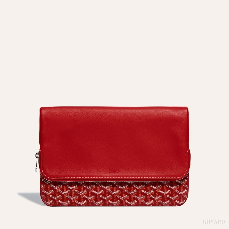 Goyard Sainte-Marie GM Clutch Çantası Kırmızı | GY-JQF1196