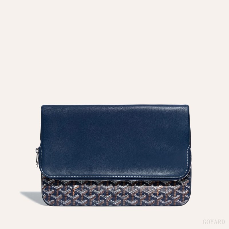 Goyard Sainte-Marie GM Clutch Çantası Lacivert Mavi | GY-WWP6991
