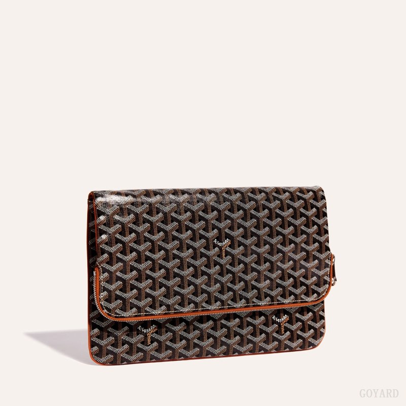 Goyard Sainte-Marie GM Clutch Çantası Siyah Kahverengi | GY-HNL6301