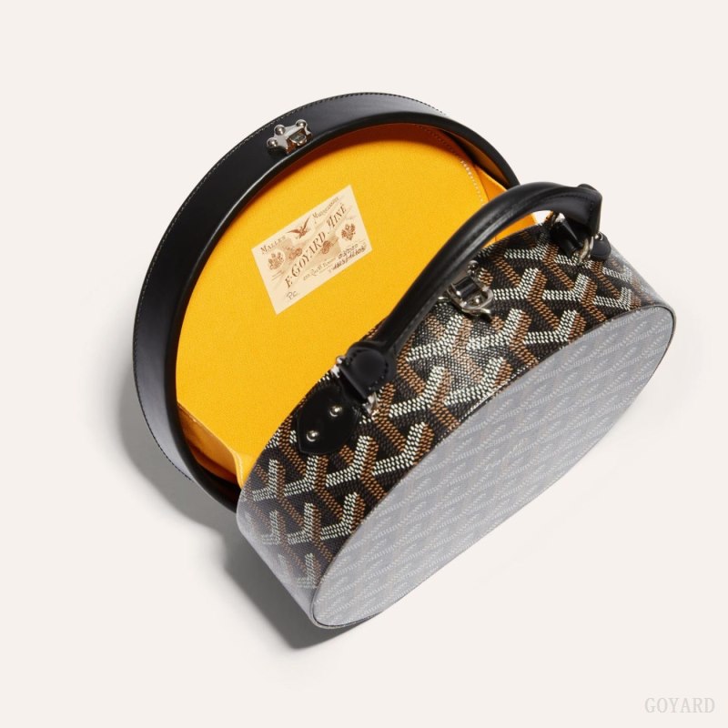 Goyard THE ALTO HATBOX TRUNK BAG Mini Çanta Siyah | GY-EEO9252