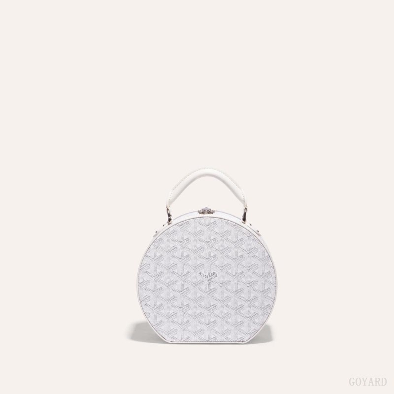 Goyard THE ALTO HATBOX TRUNK BAG Mini Çanta Beyaz | GY-IVA4615
