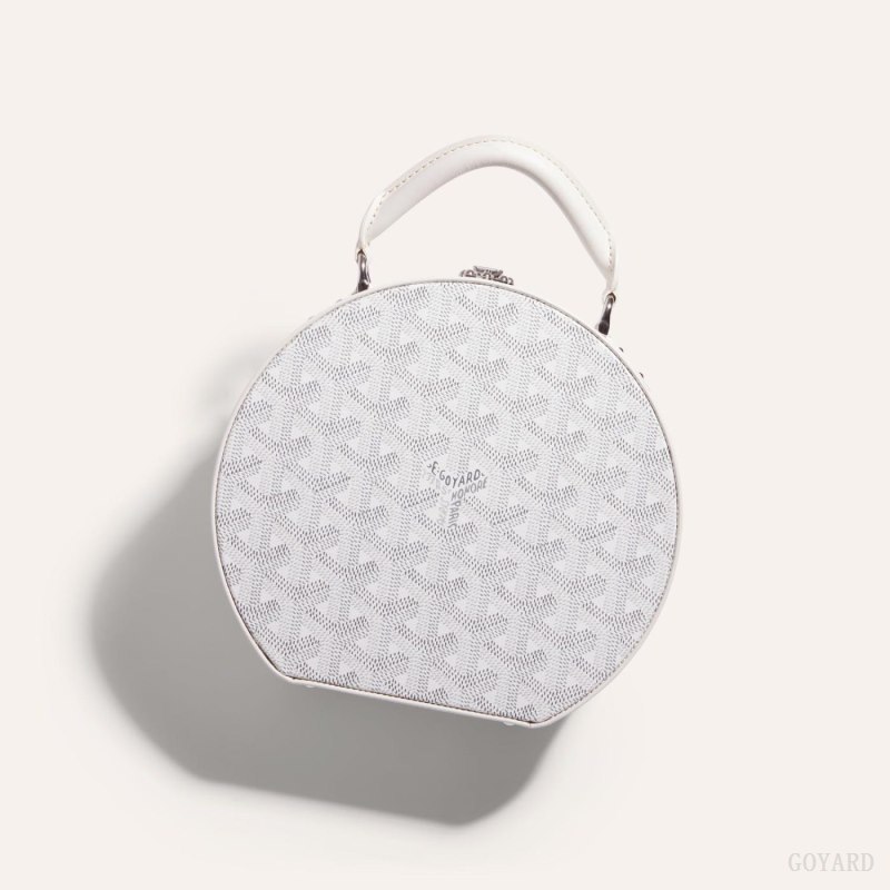 Goyard THE ALTO HATBOX TRUNK BAG Mini Çanta Beyaz | GY-IVA4615