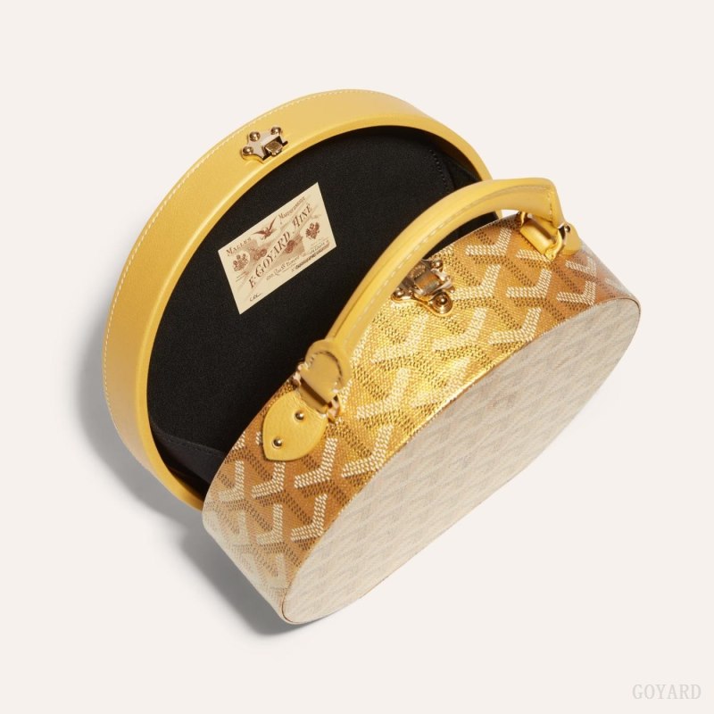 Goyard THE ALTO HATBOX TRUNK BAG Mini Çanta Altın | GY-YIG2950