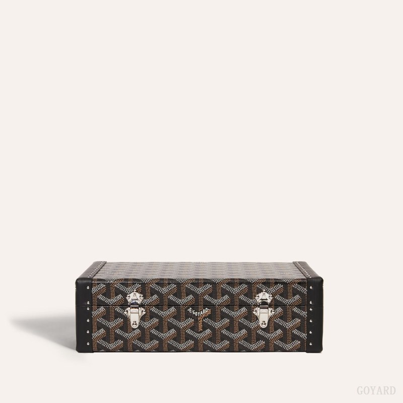 Goyard VENDÔME JEWELLERY CASE Boxes Siyah | GY-ZUB7785