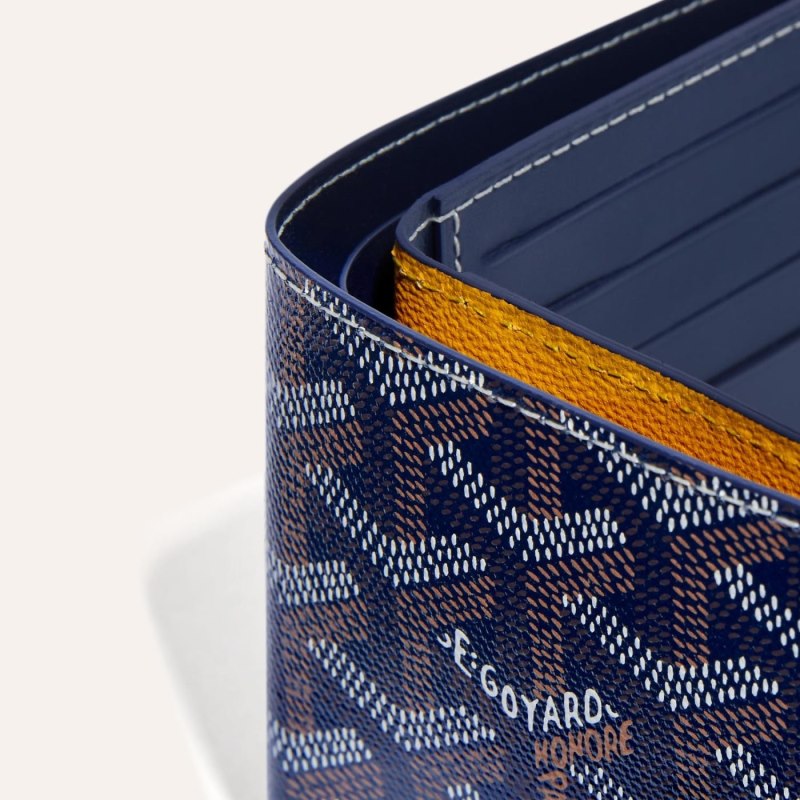 Goyard VICTOIRE WALLET Cüzdan Lacivert Mavi | GY-QZU1138