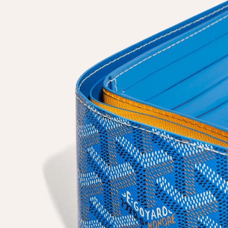 Goyard VICTOIRE WALLET Cüzdan Mavi | GY-WSS6176