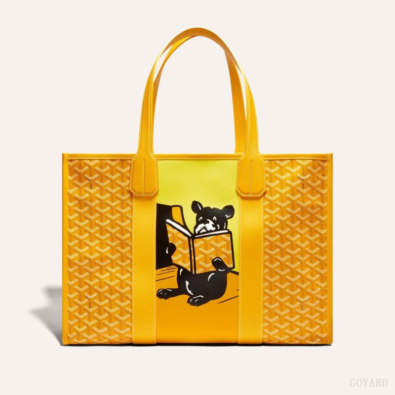 Goyard VILLETTE TOTE BAG Çantası Sarı | GY-DQU6733