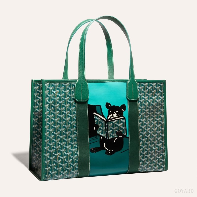 Goyard VILLETTE TOTE BAG Çantası Yeşil | GY-TNH9214