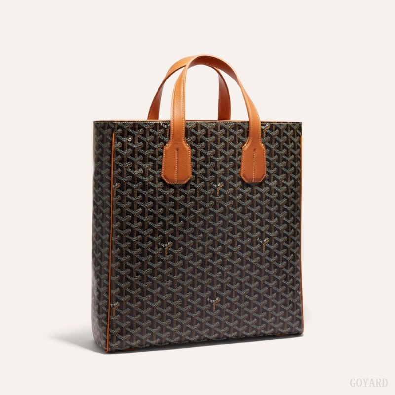 Goyard VOLTAIRE BAG Tote Çanta Siyah Kahverengi | GY-PKD6957