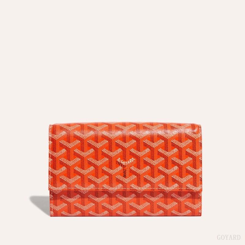 Goyard Varenne Continental Wallet Omuz Çantası Turuncu | GY-SIZ9714