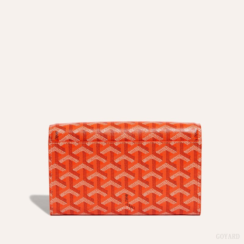 Goyard Varenne Continental Wallet Omuz Çantası Turuncu | GY-SIZ9714