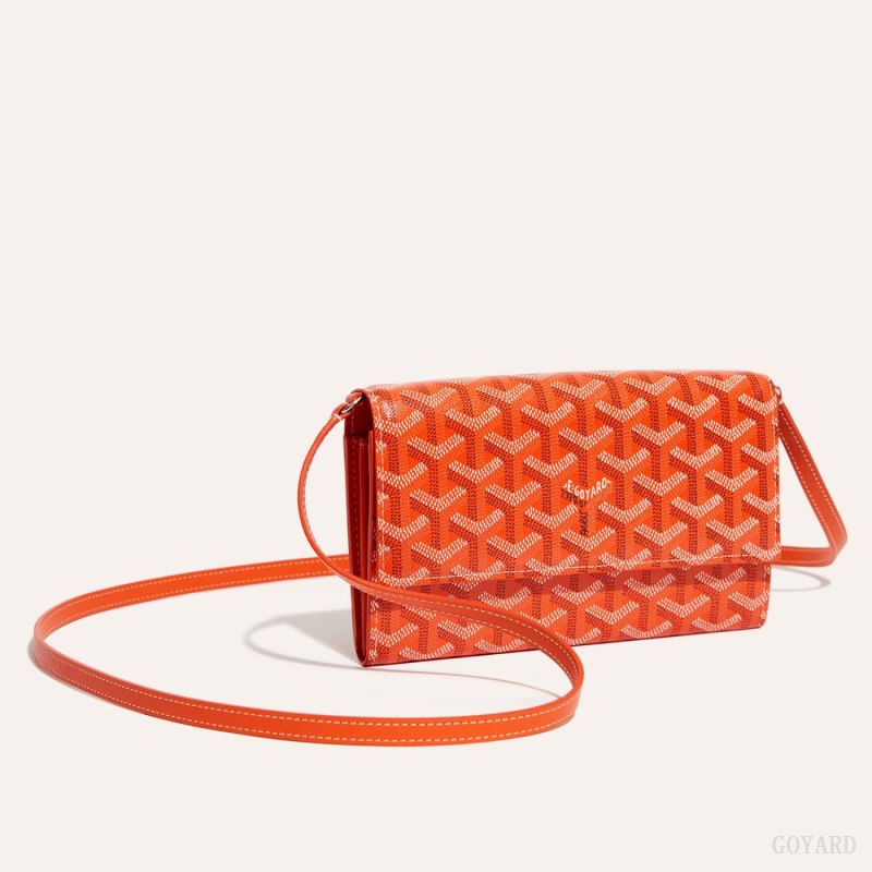 Goyard Varenne Continental Wallet Omuz Çantası Turuncu | GY-SIZ9714
